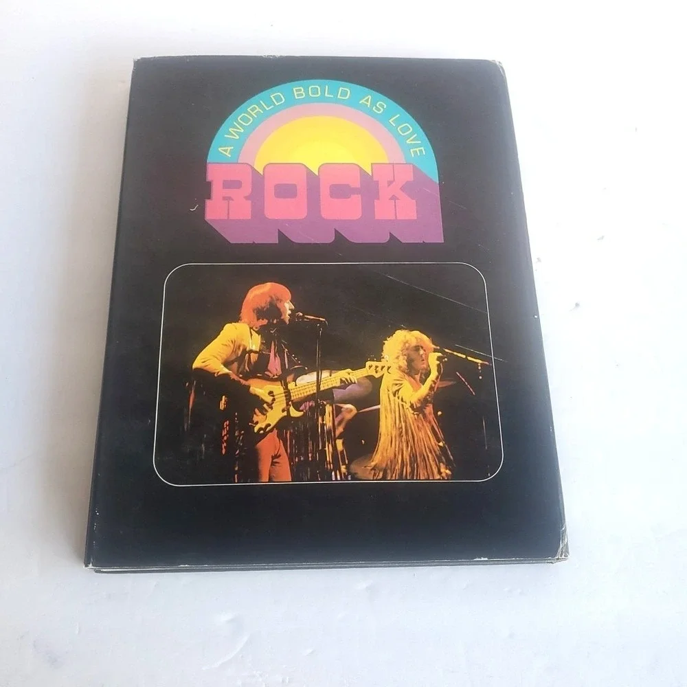 Rock A World Bold as Love Douglas Kent‎ Hall and Sue G Clark hardcover 1970 rare